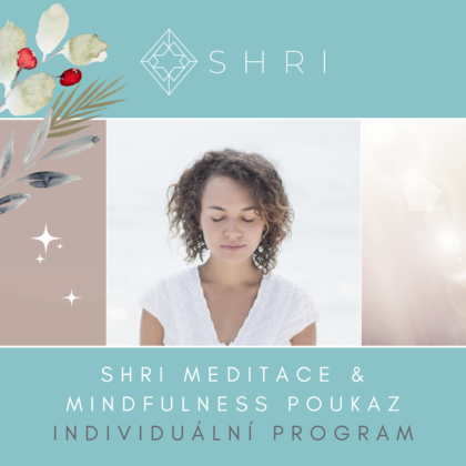 SHRI Meditace & Mindfulness - dárkový poukaz - privátní kurz